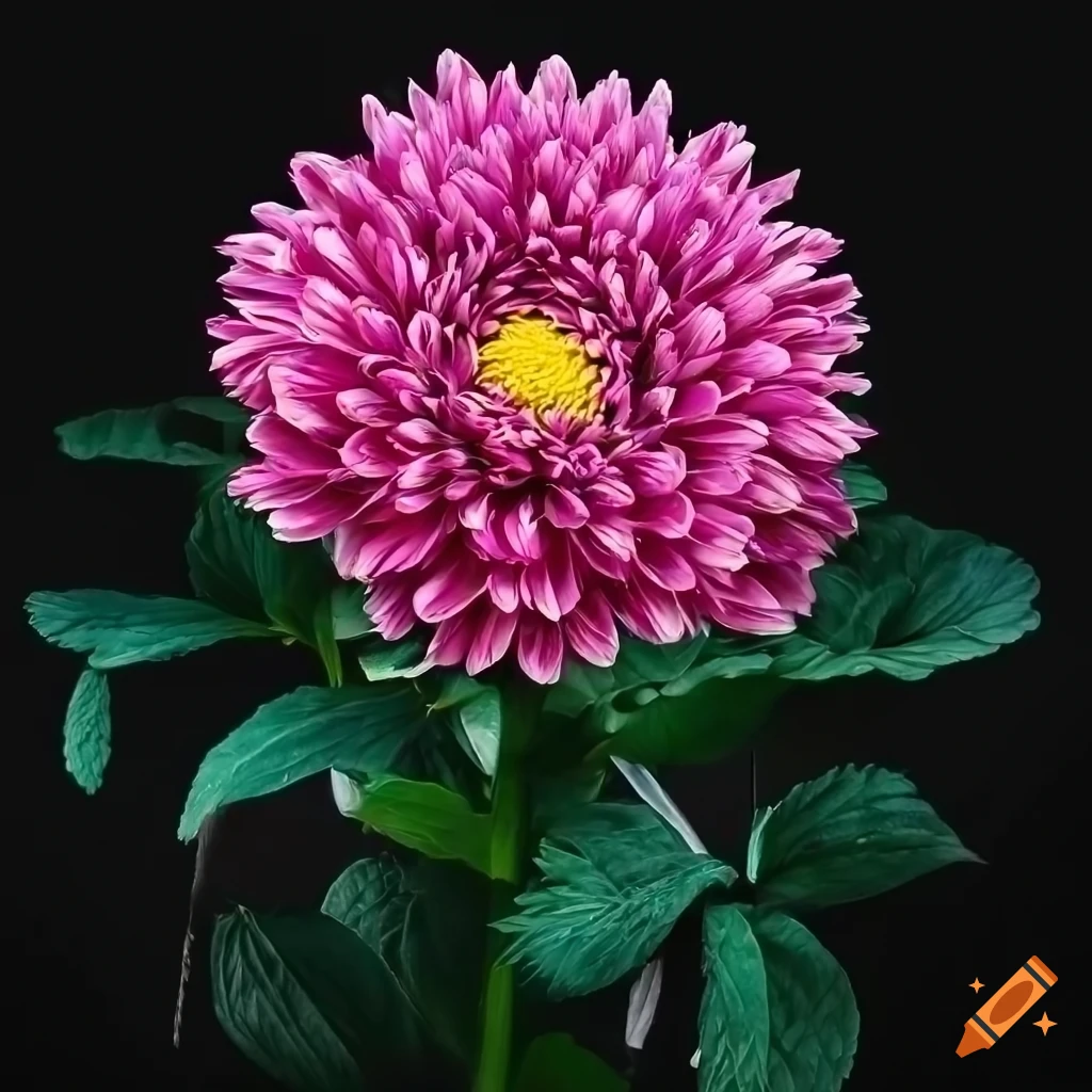 detailed photo of a colorful chrysanthemum bouquet