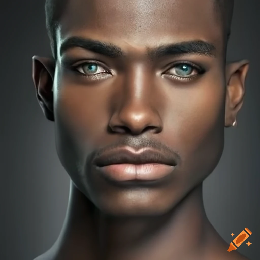 handsome black man in a fantasy setting