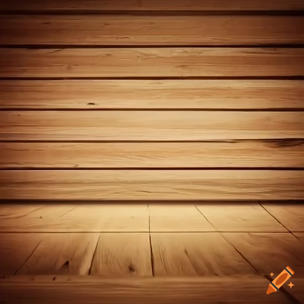 empty wooden room with natural colors