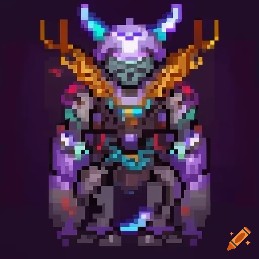 Murdic Pixel Pixel art of mordikaiser on Craiyon