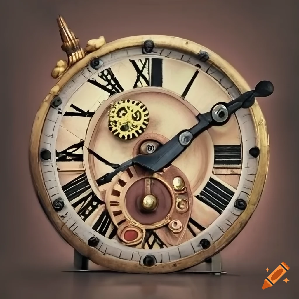 An steampunk clock