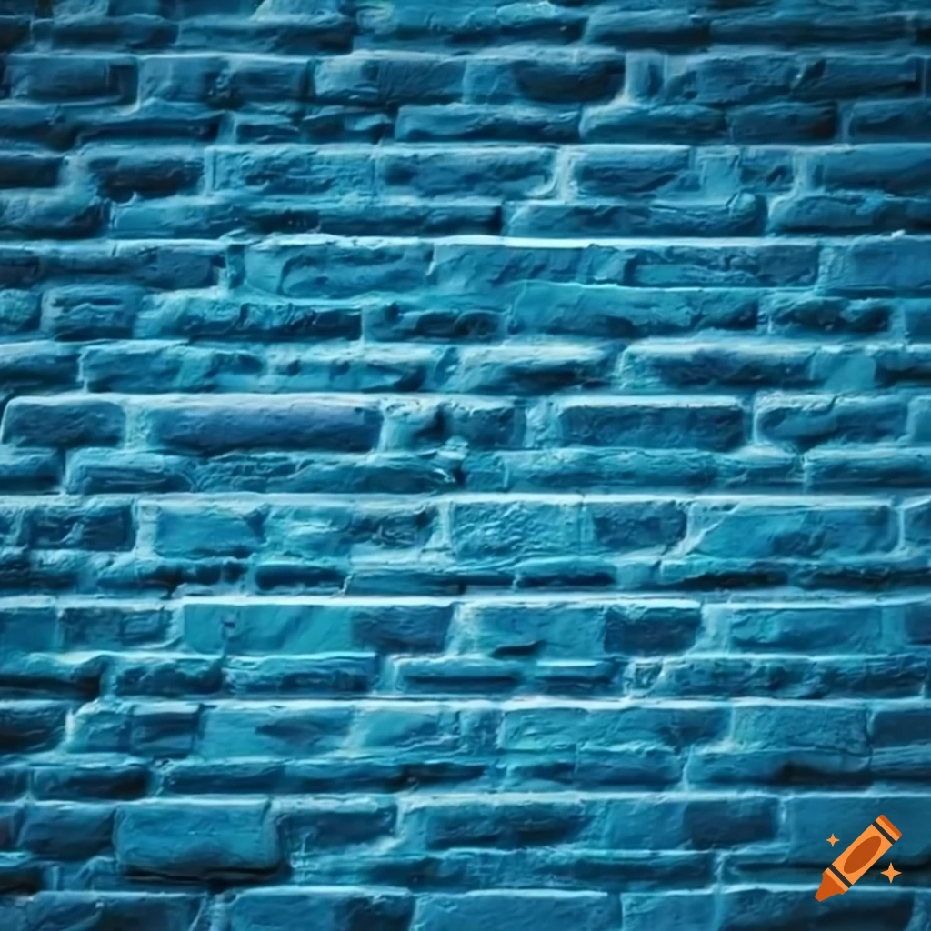 blue brick wall background for virtual meetings