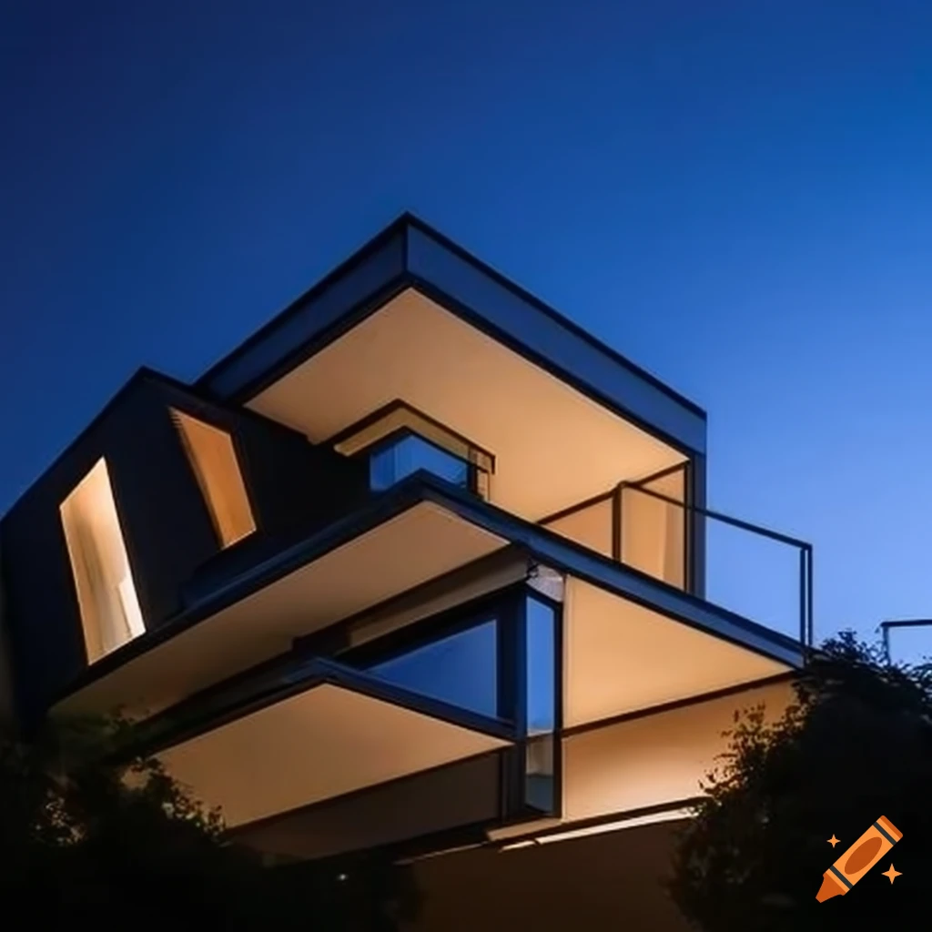 sleek modern minimalist house
