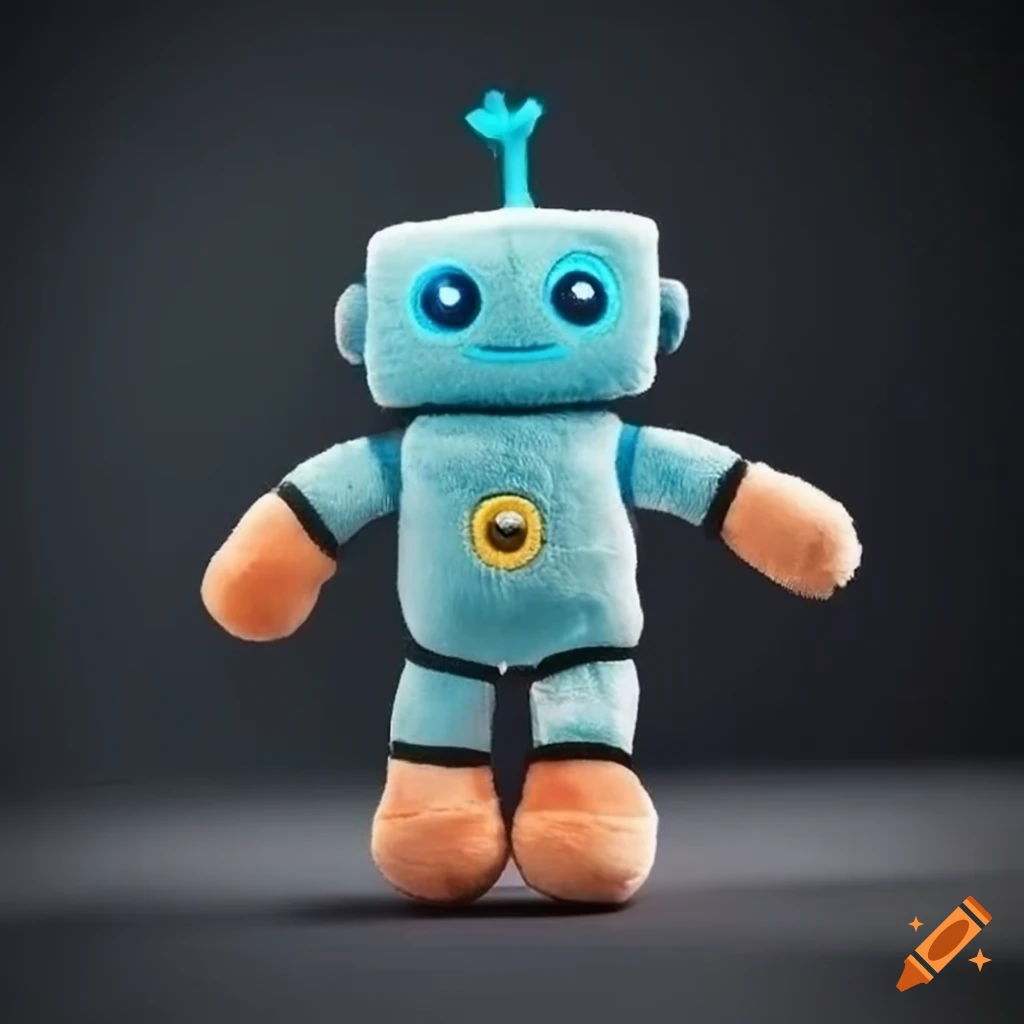 plush cute robot toy