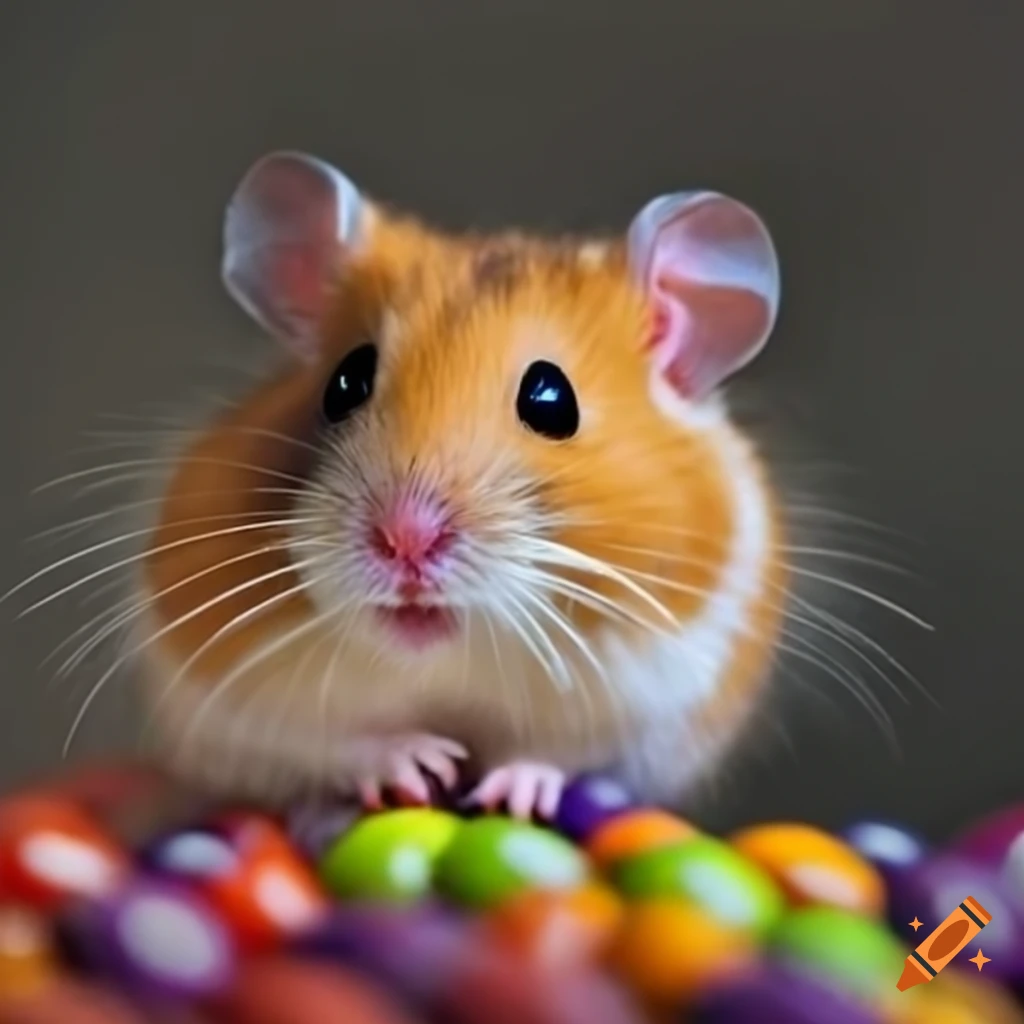 A hamster named skittles