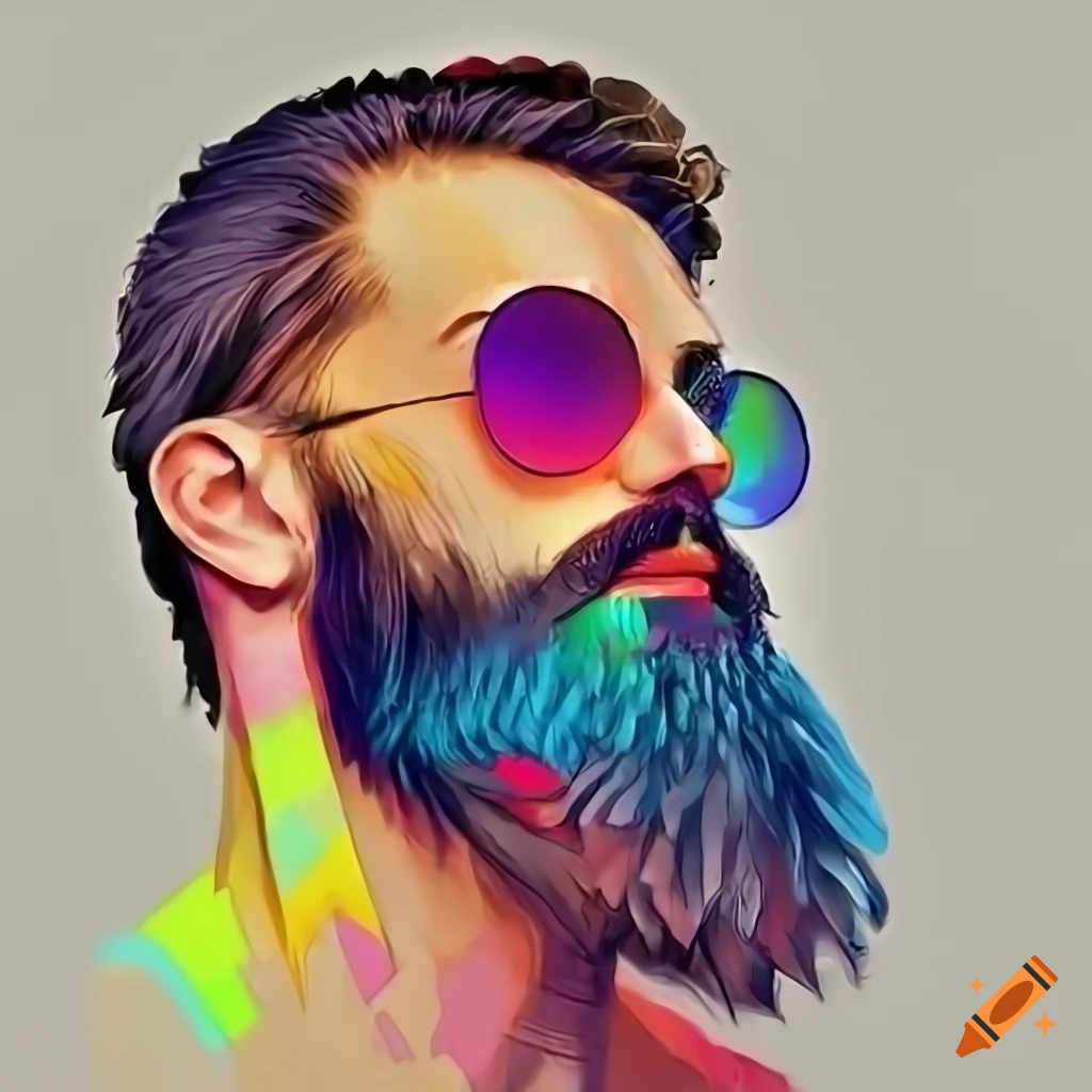cool bearded man's profile photo