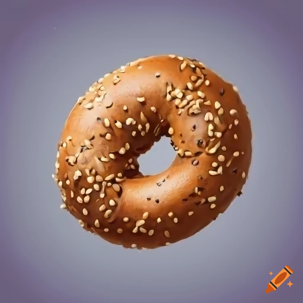 Everything Bagel on a grey gradient background