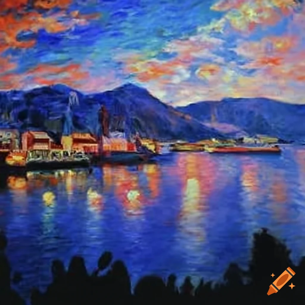 Hobart tasmania painting by on Craiyon