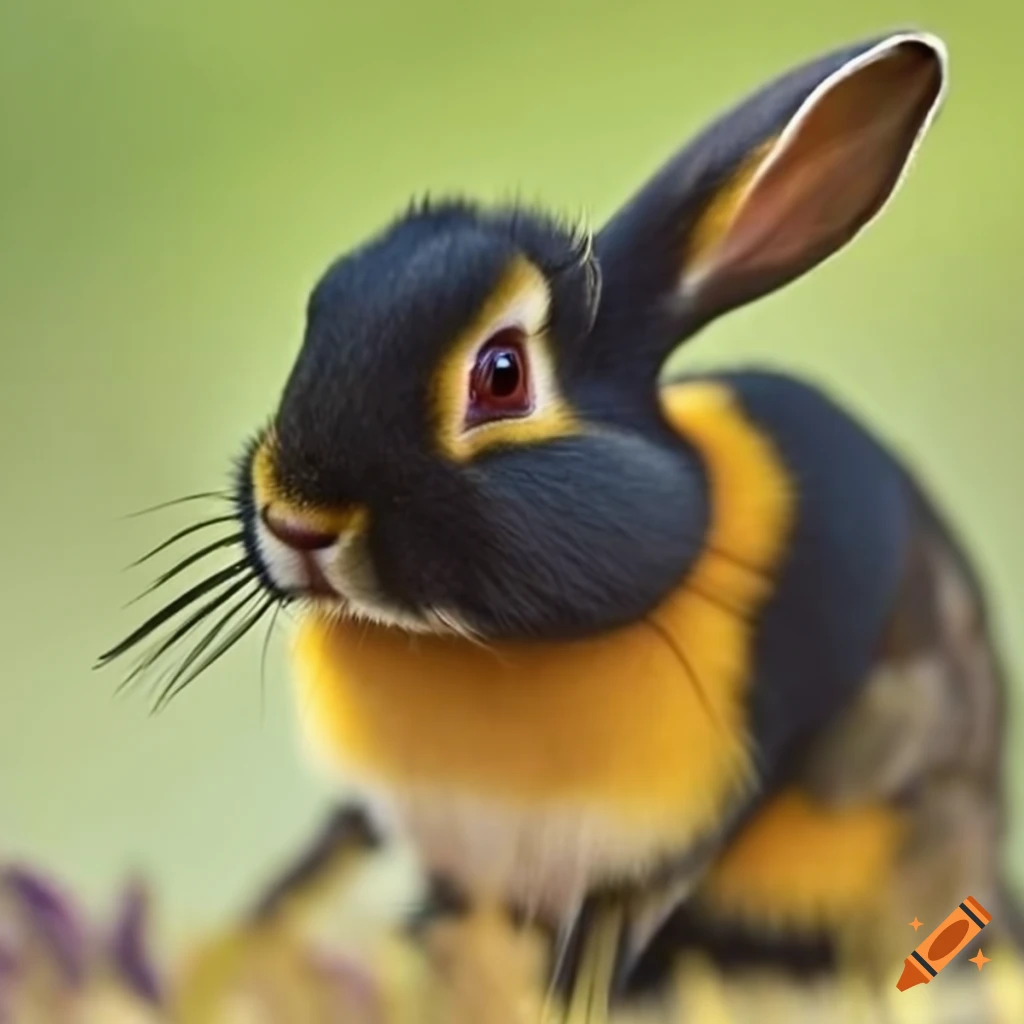 Bugle Rabbit Bumblebee rabbit on Craiyon