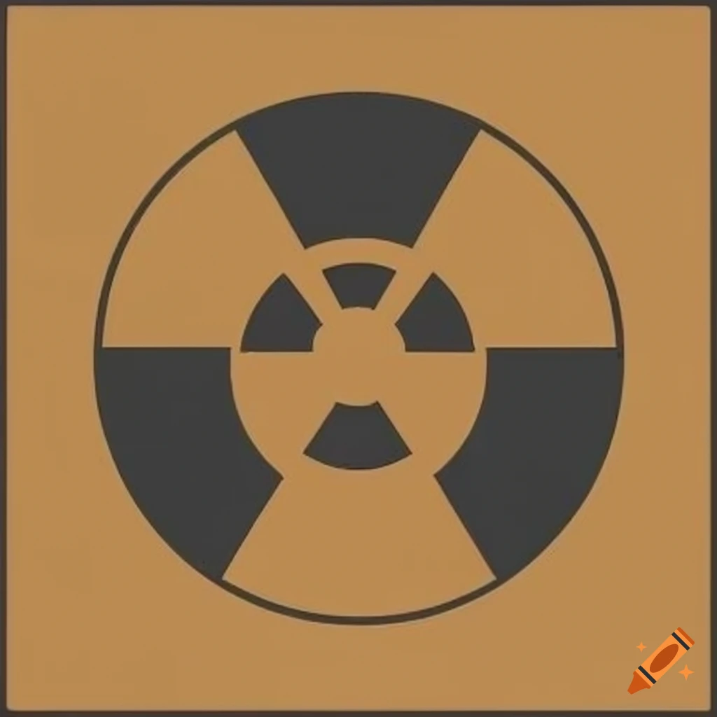 Nuclear symbol featuring alert, atomic, and attention | Larp props,  Graffiti, Nuclear