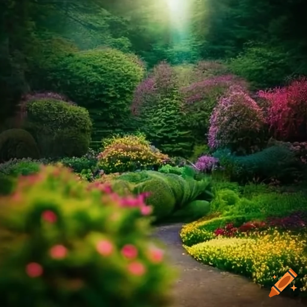 image of a beautiful vallenise garden