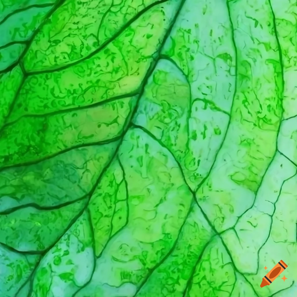 green watercolor leaf texture