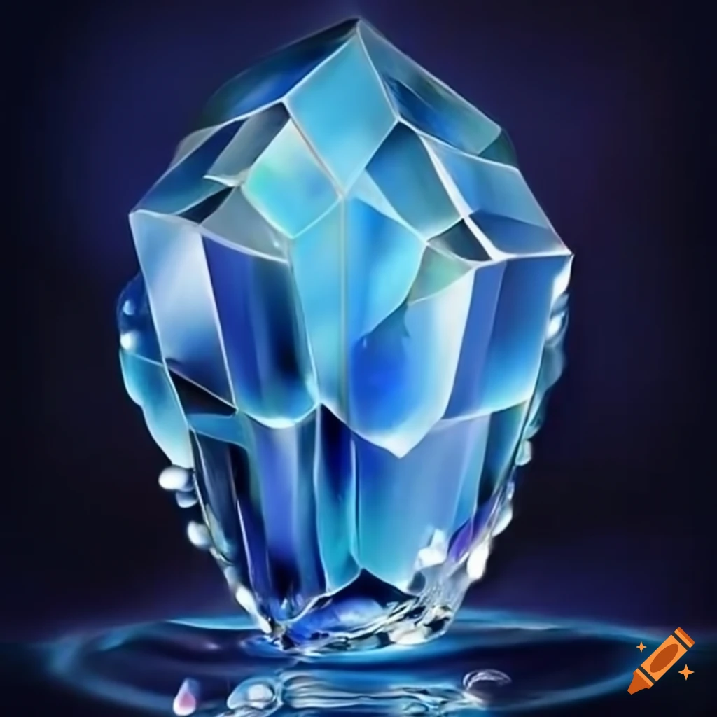 Crystal jewel water on Craiyon