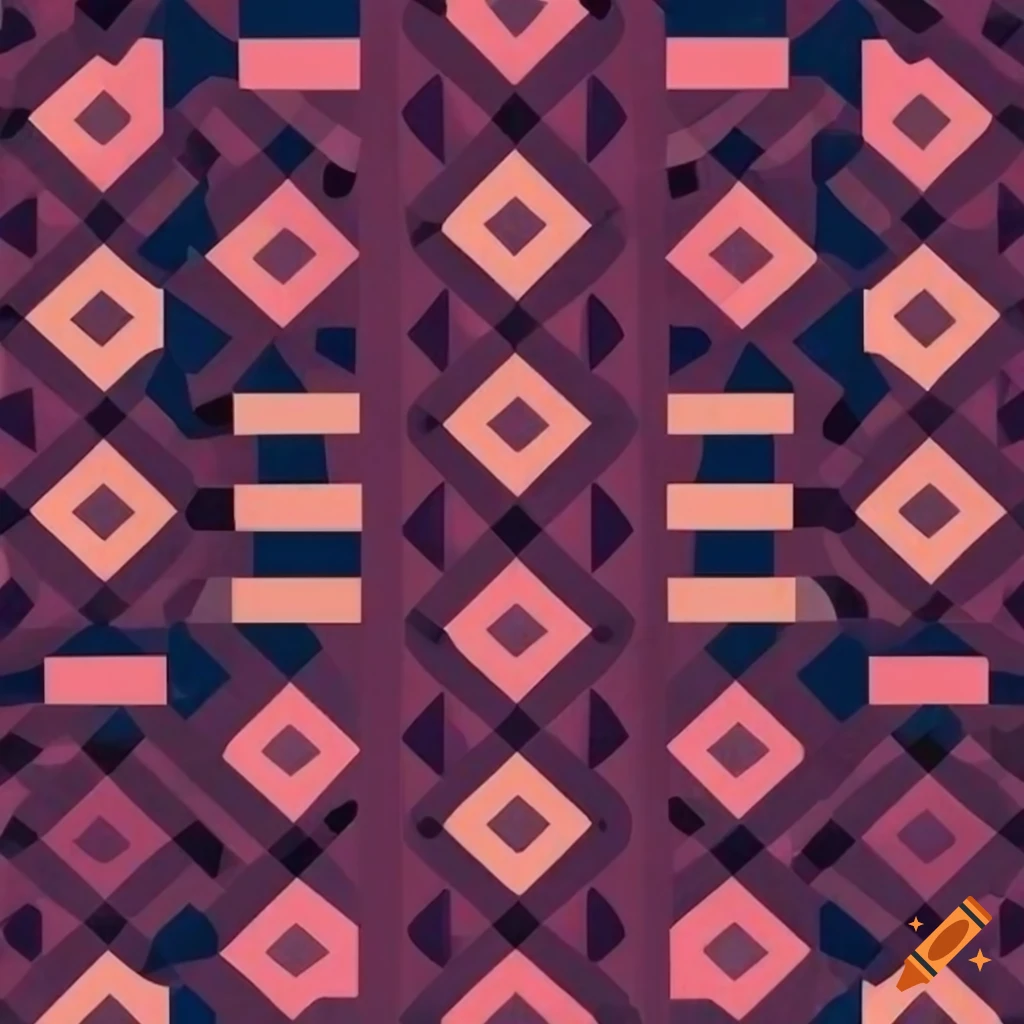 abstract patterns of geometric shapes