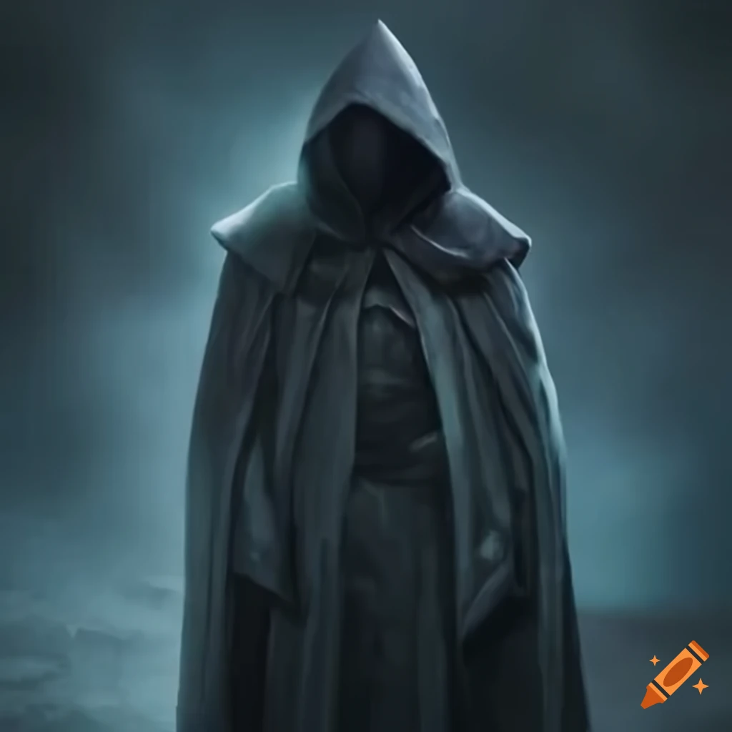 a mysterious figure in a dark cloak d&d 5e pathfinder