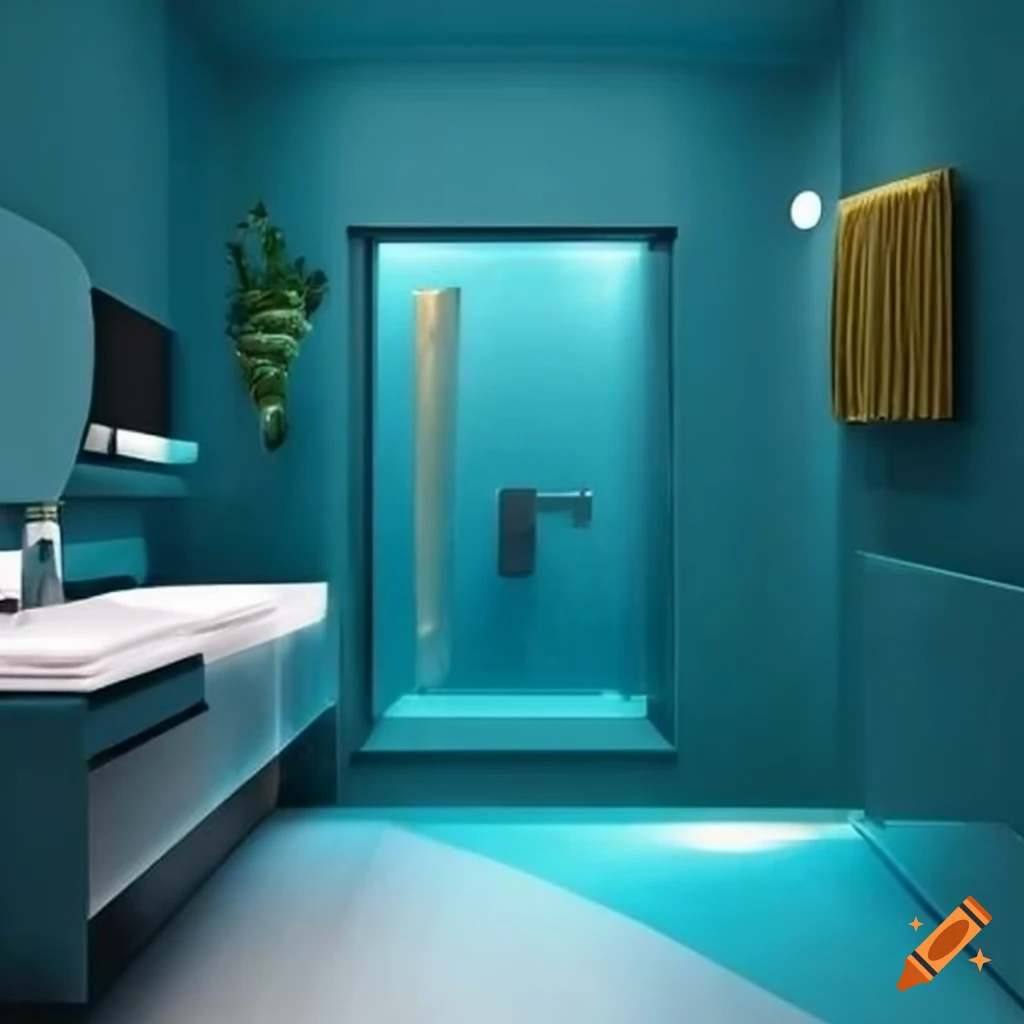 Small modern bathroom