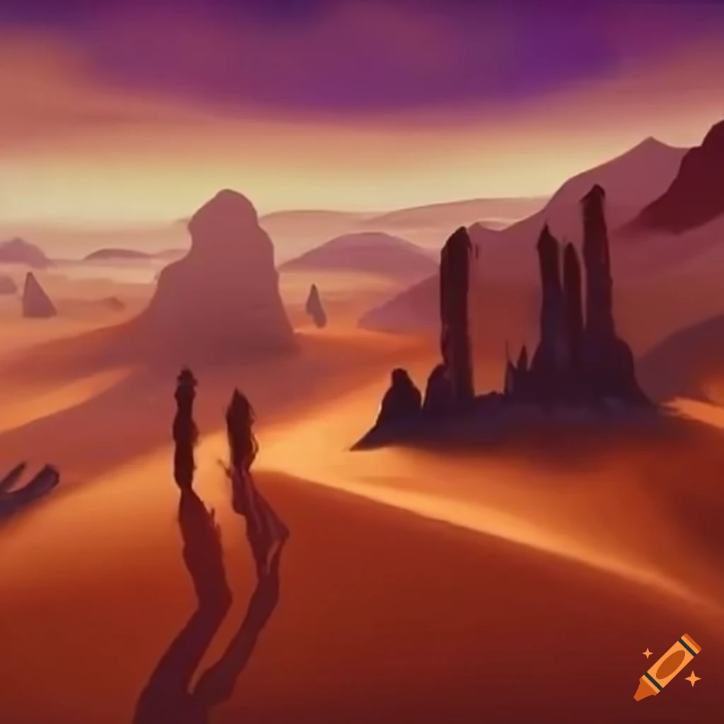 The Hadarac Desert is so huge and contains so many dangers, the chances are slim that we can cross it unscathed