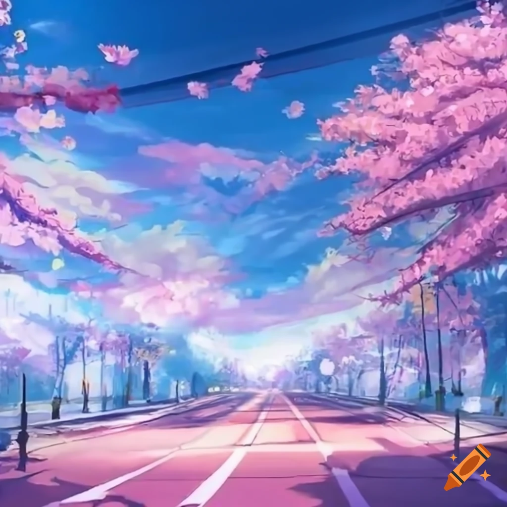 Download 1920x1080 Anime Street, Scenic, Buildings, Bicycle, Cars, Road,  Clouds Wallpapers for Widescre… | Scenery wallpaper, Anime scenery, Anime  scenery wallpaper