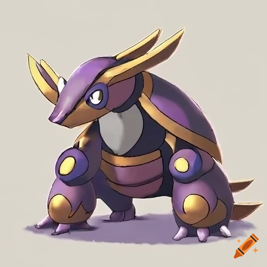 951 - METALRA Bug/Steel O Pokémon inseto armadura. Metalra é a