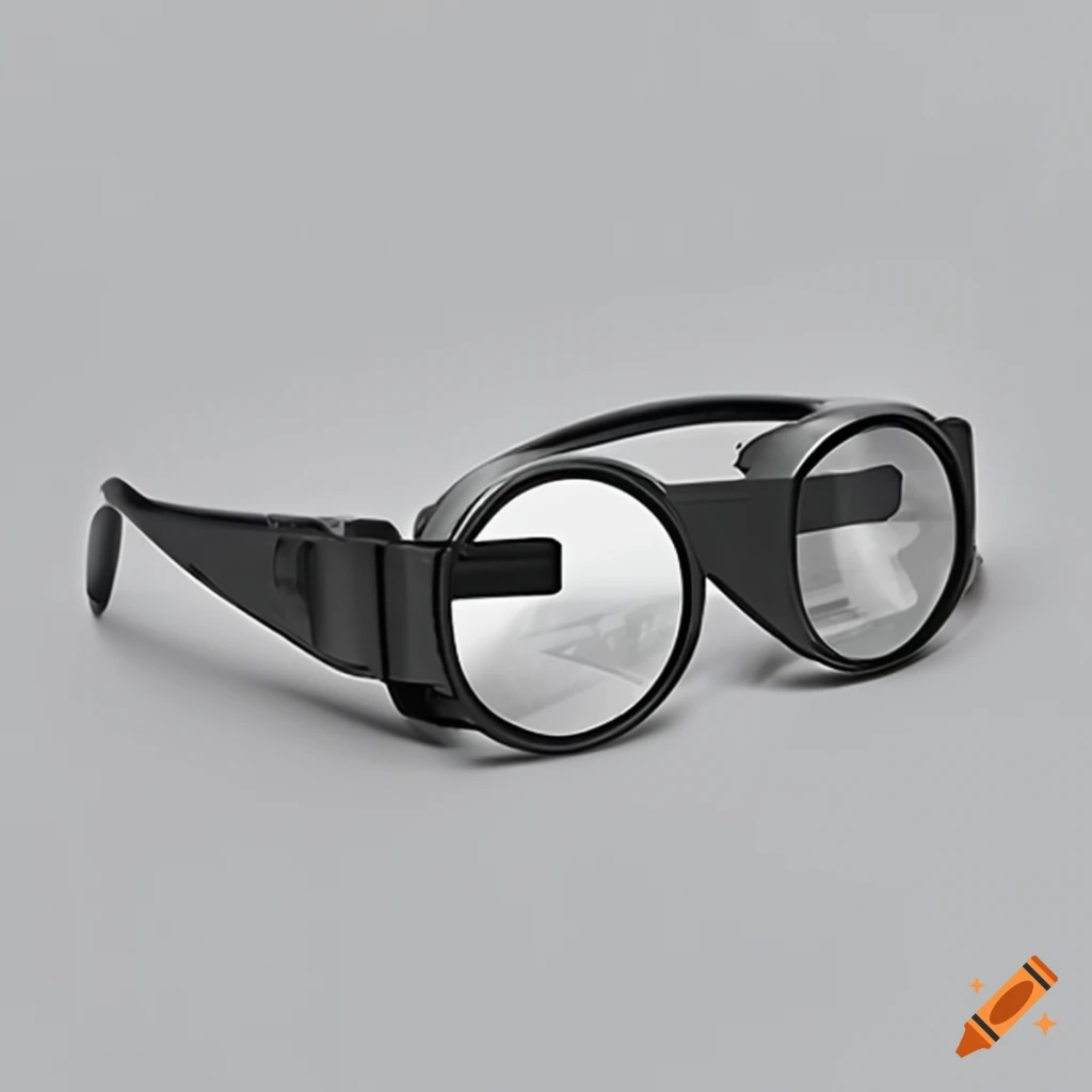 Round augmented reality glasses with insectlike vision and minimalist