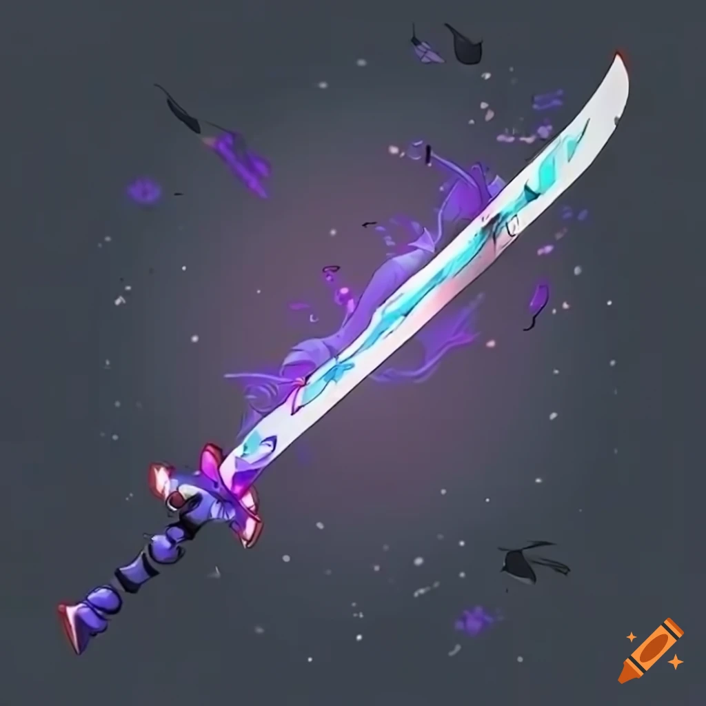 Anime Sword- Damascus Steel Sword -44