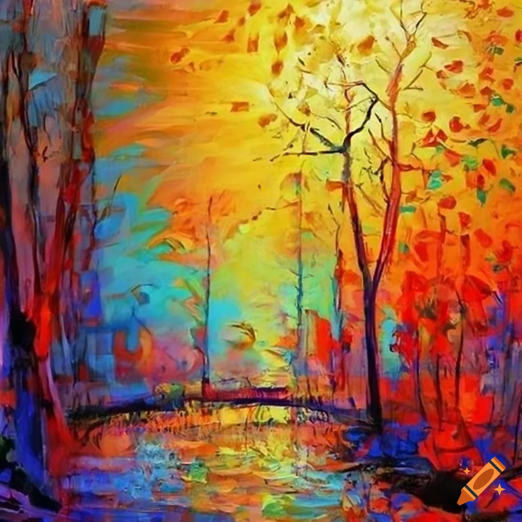 Beautiful abstract impressionism detailed higth quality on Craiyon