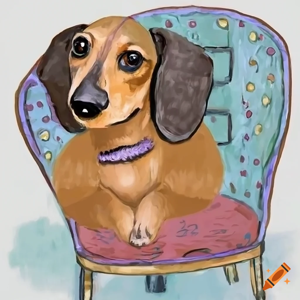 Dachshund sitting 2024