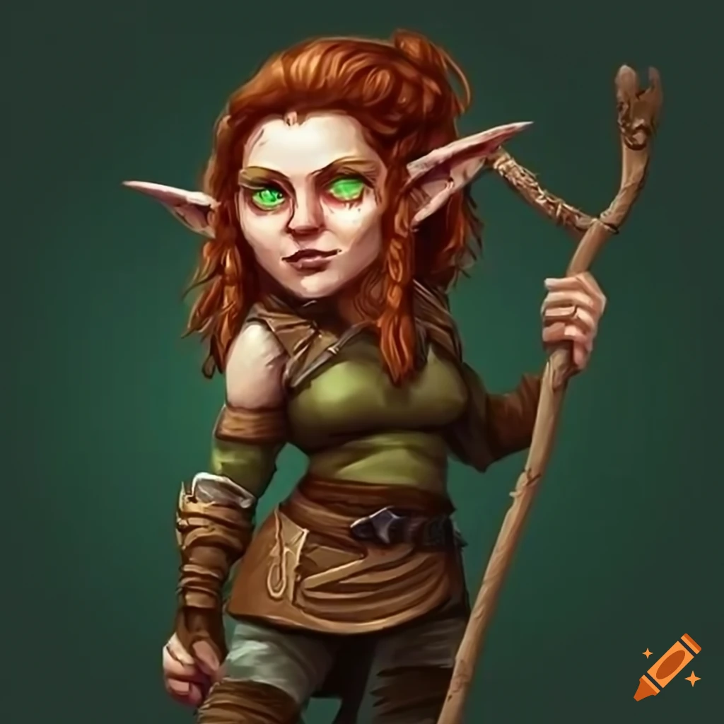 dnd druid female gnome