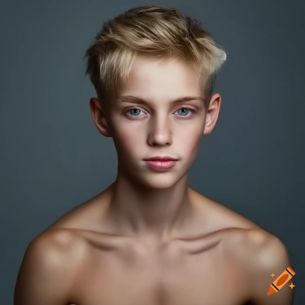 Garçon ados 15ans yeux vert, cheveux blonds, beau, grand, musclé