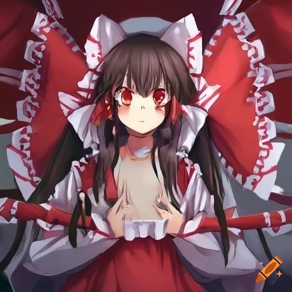 artwork of Reimu Hakurei from Touhou Project