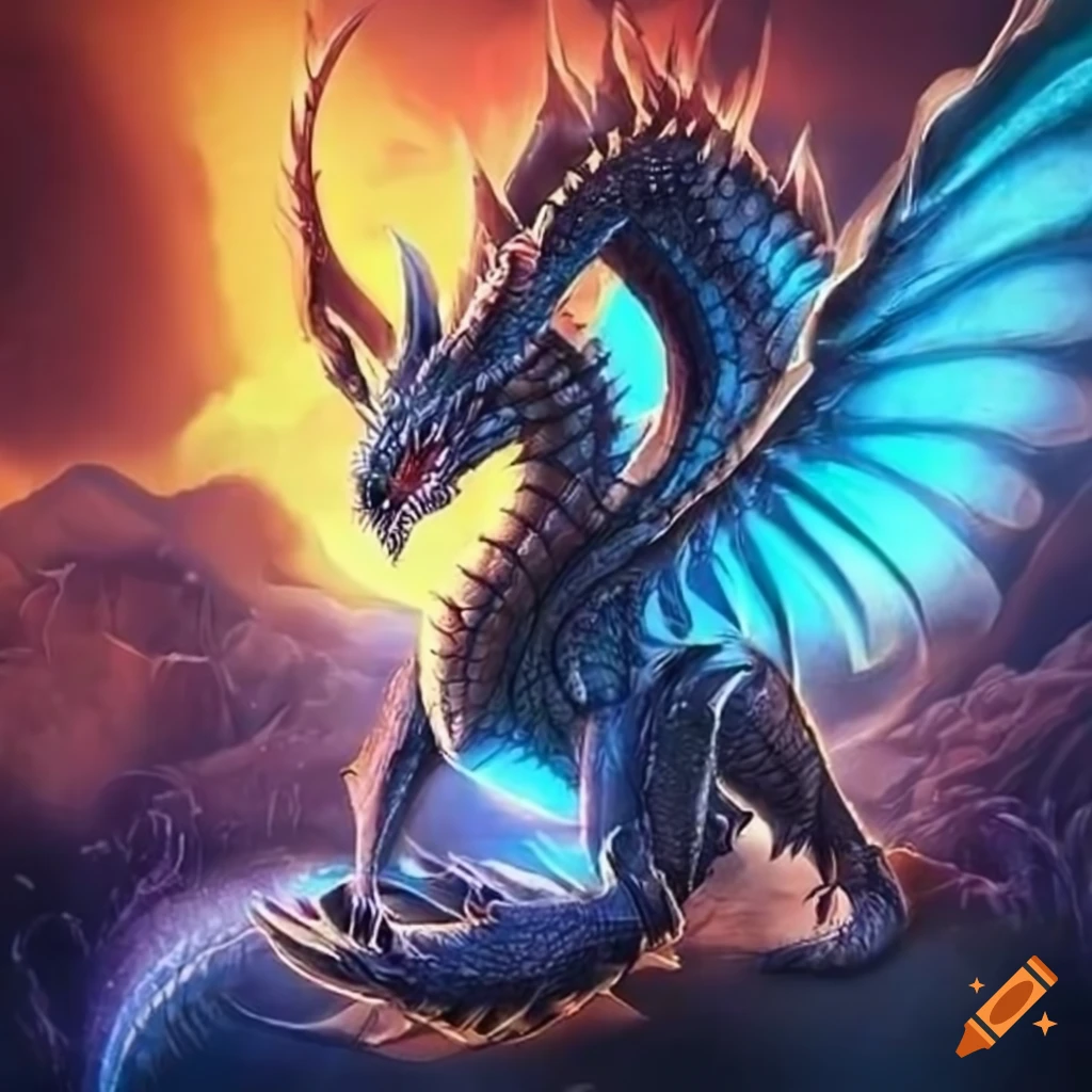 Noble spirit dragon, guardian and protector, beautiful on Craiyon