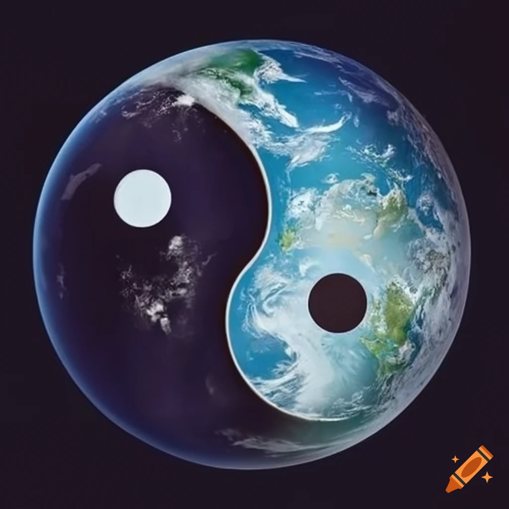 earth moon yin yang