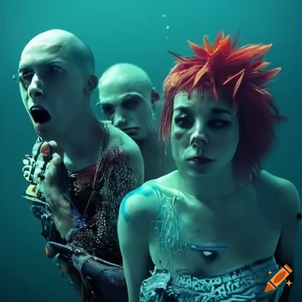 punk-rock-band-underwater-on-craiyon
