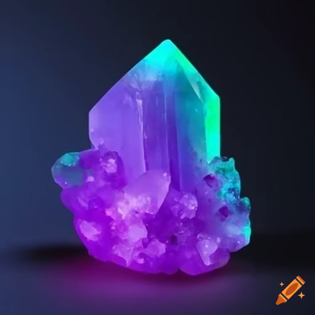 Glowing quartz