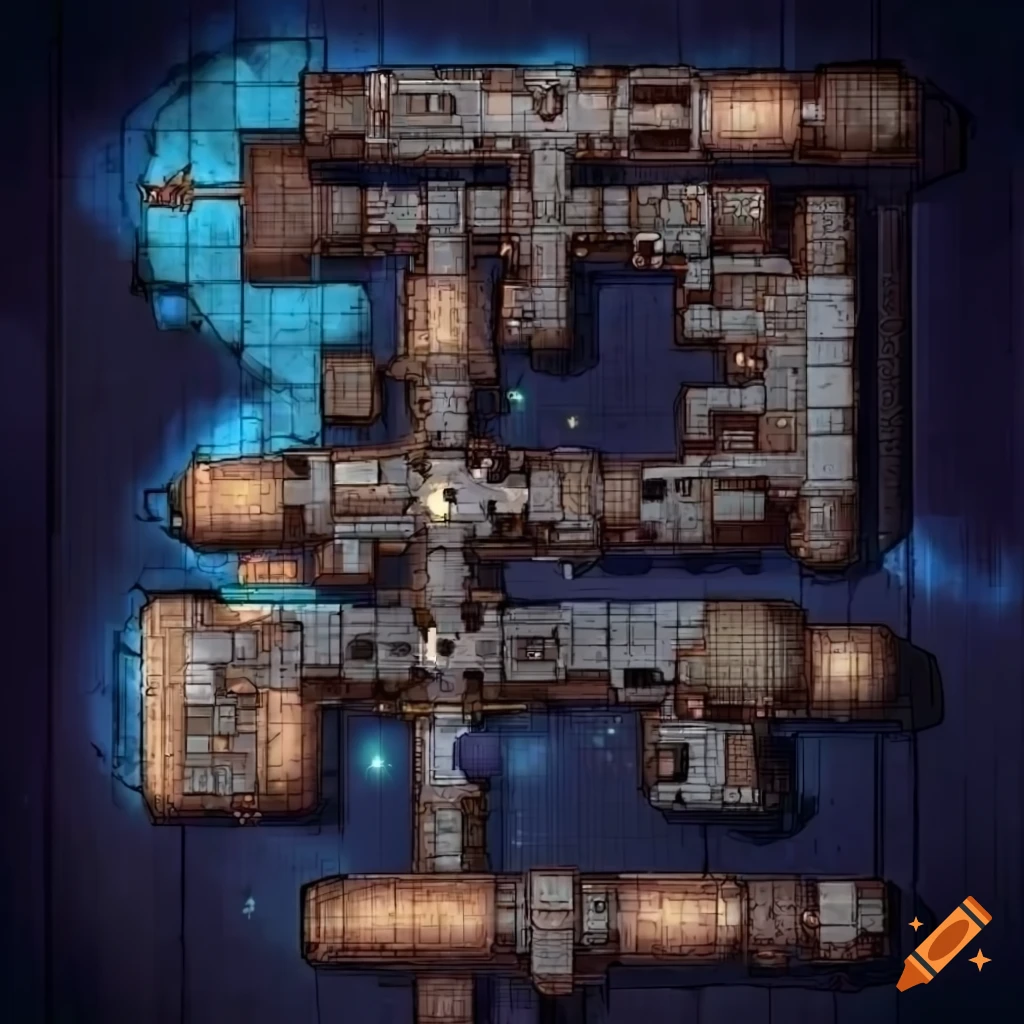 space station rpg map