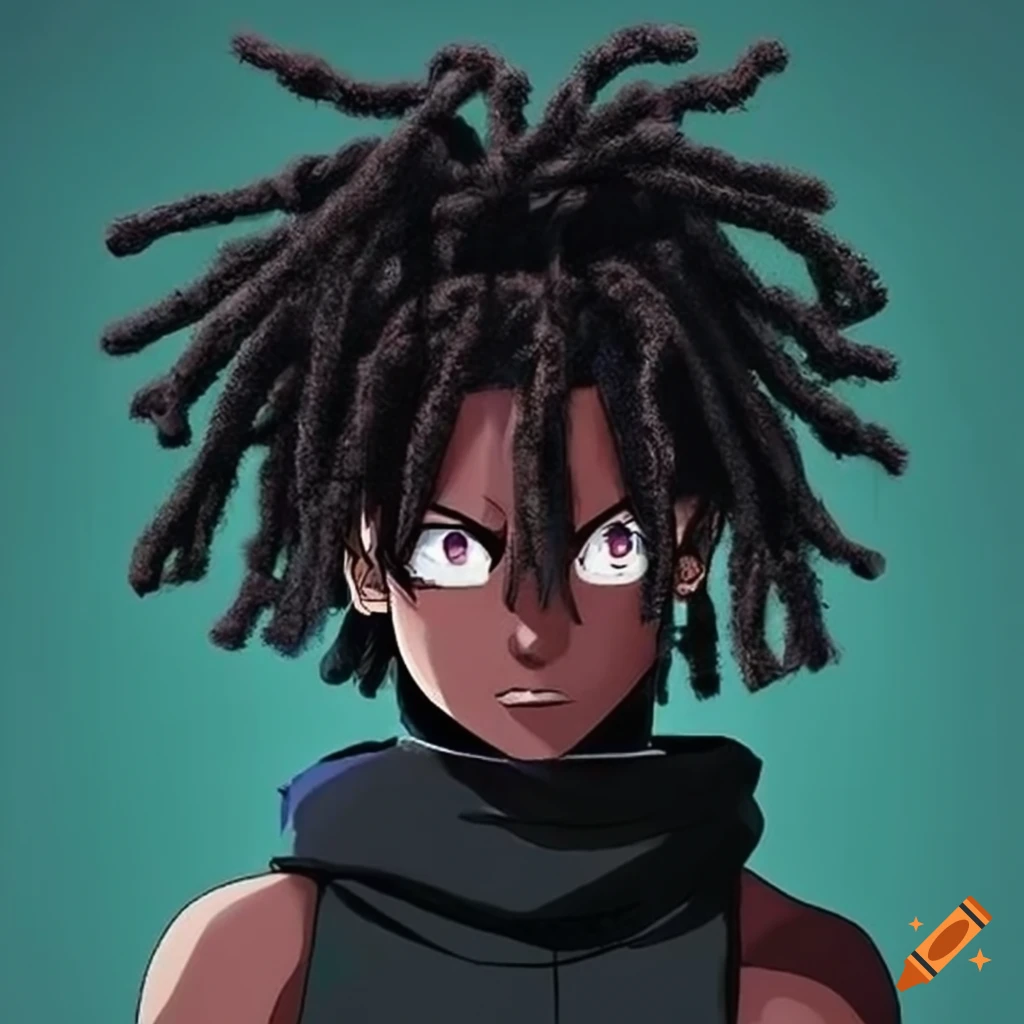 Akudama Drive: Brawler - Anime Character Sprite transparent png. — red  dreads black man | Black anime guy, Black anime characters, Black anime  characters dreads