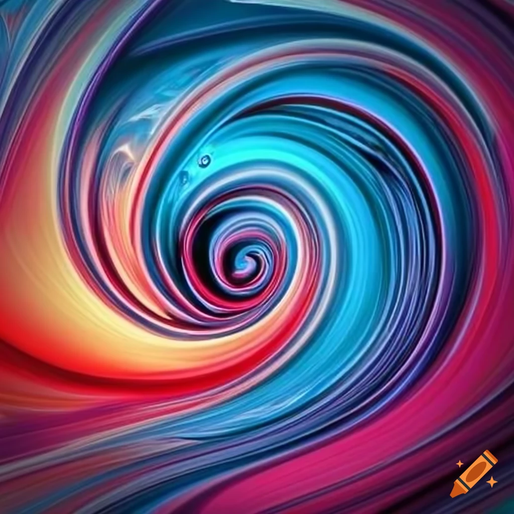 water swirly background using blue and red colours swirling similar style to the pokemon card backs at high resolution