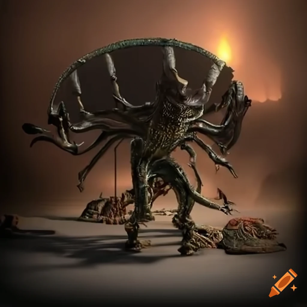 Ancient civilization in a battle with aliens