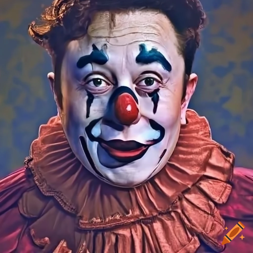 elon-musk-is-a-clown-on-craiyon