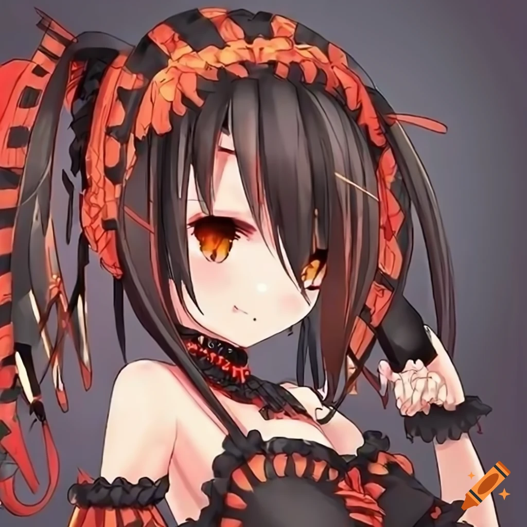 kurumi tokisaki wearing summer outfit