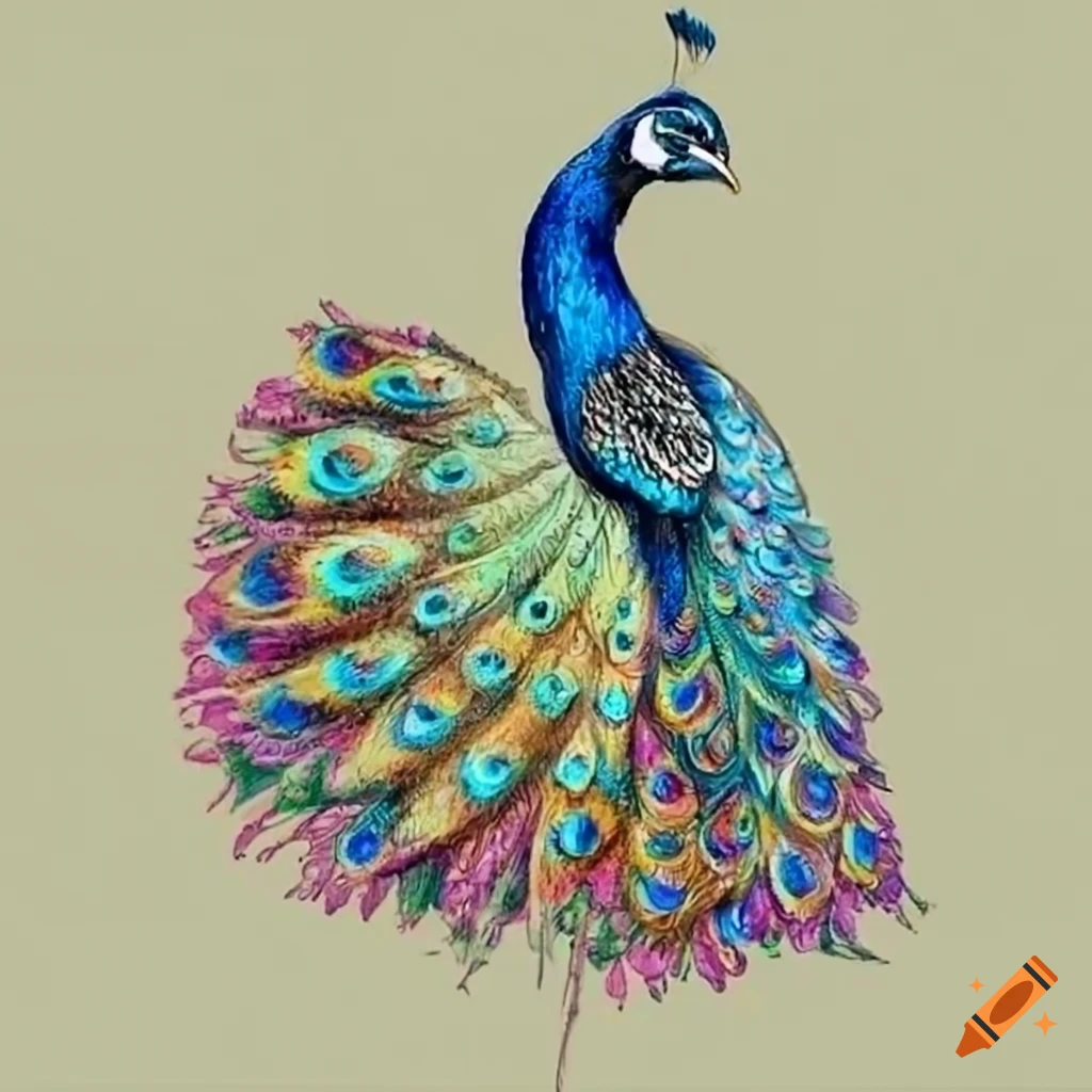Peacock Graffiti - Untitled Collection #210335337 | OpenSea
