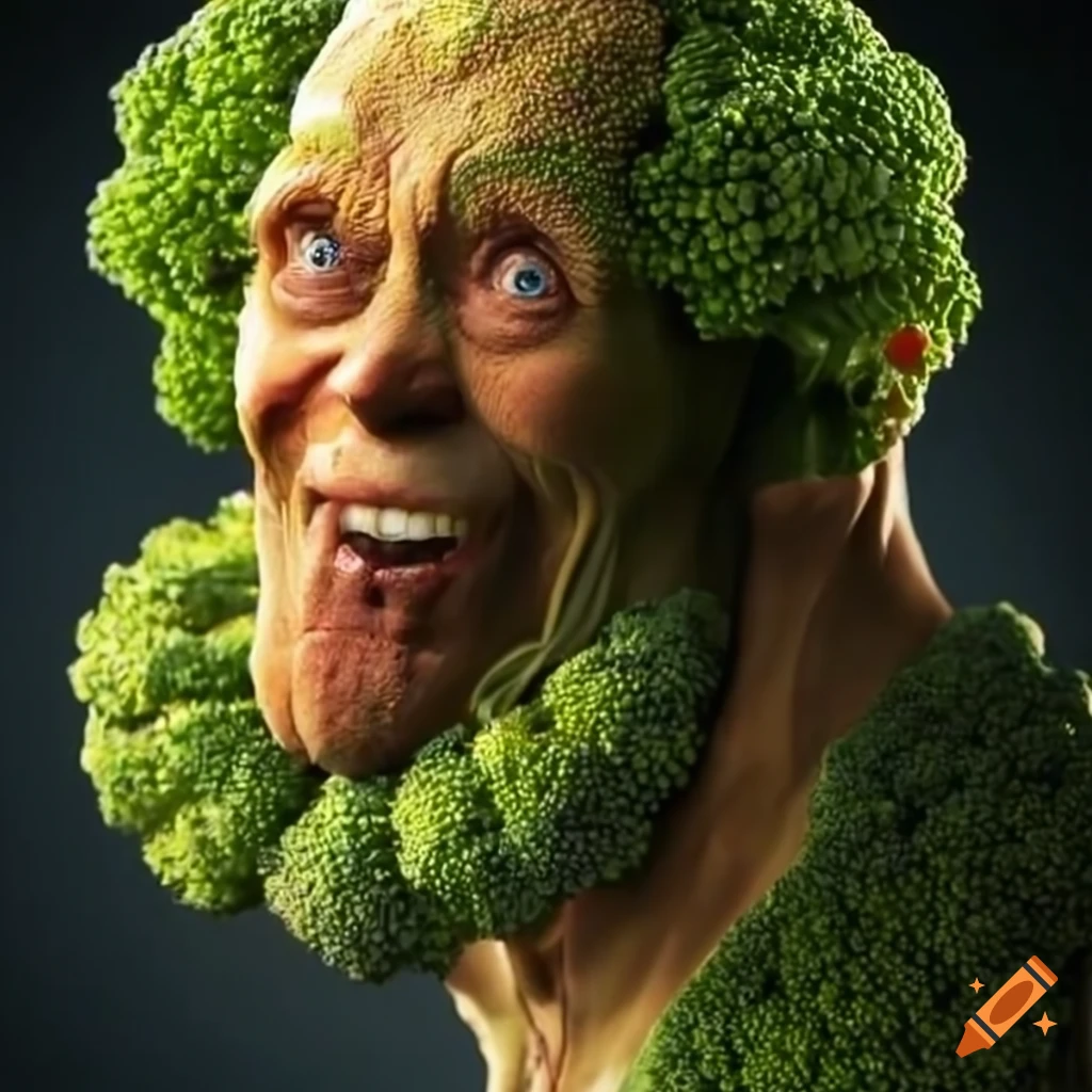 Broccoli headed man