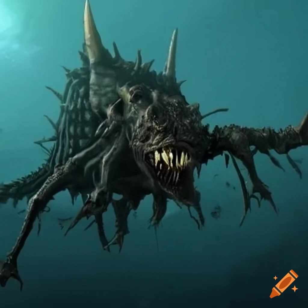 image of a mysterious deep sea creature