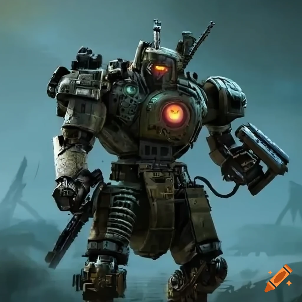 imposing dieselpunk war machine
