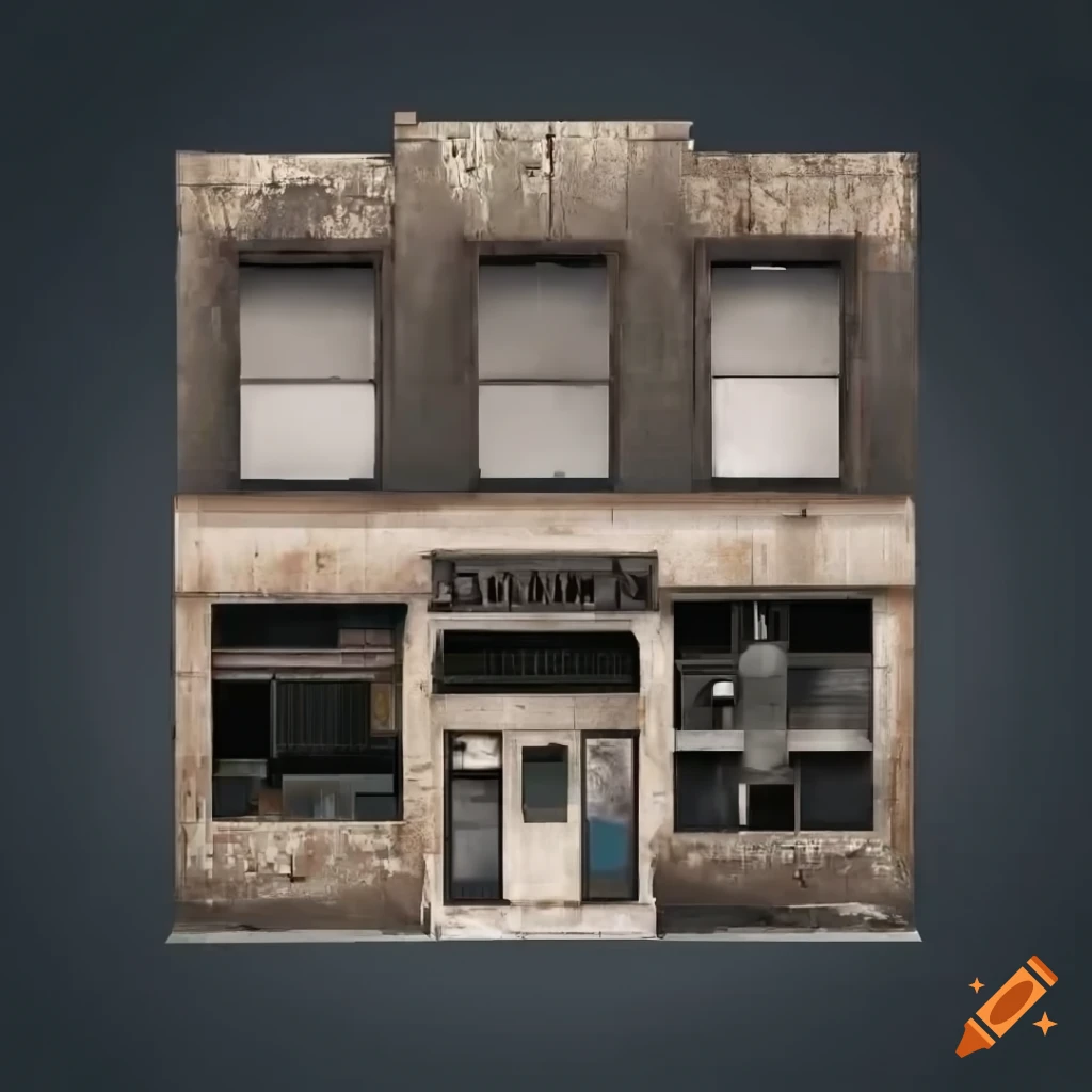 realistic PS2-style storefront in New York City