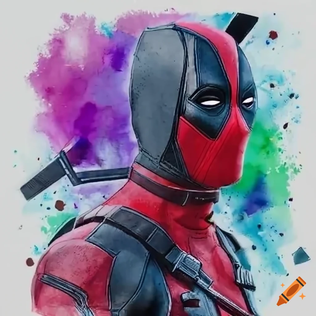 Deadpool as an animal in a multiverse on Craiyon
