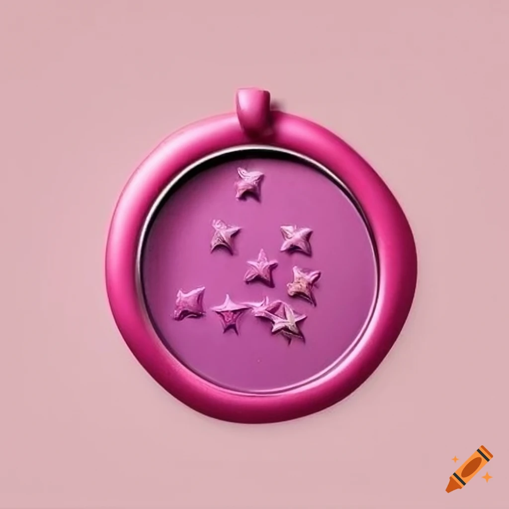 colorful wax seal with a silver crescent moon and stars