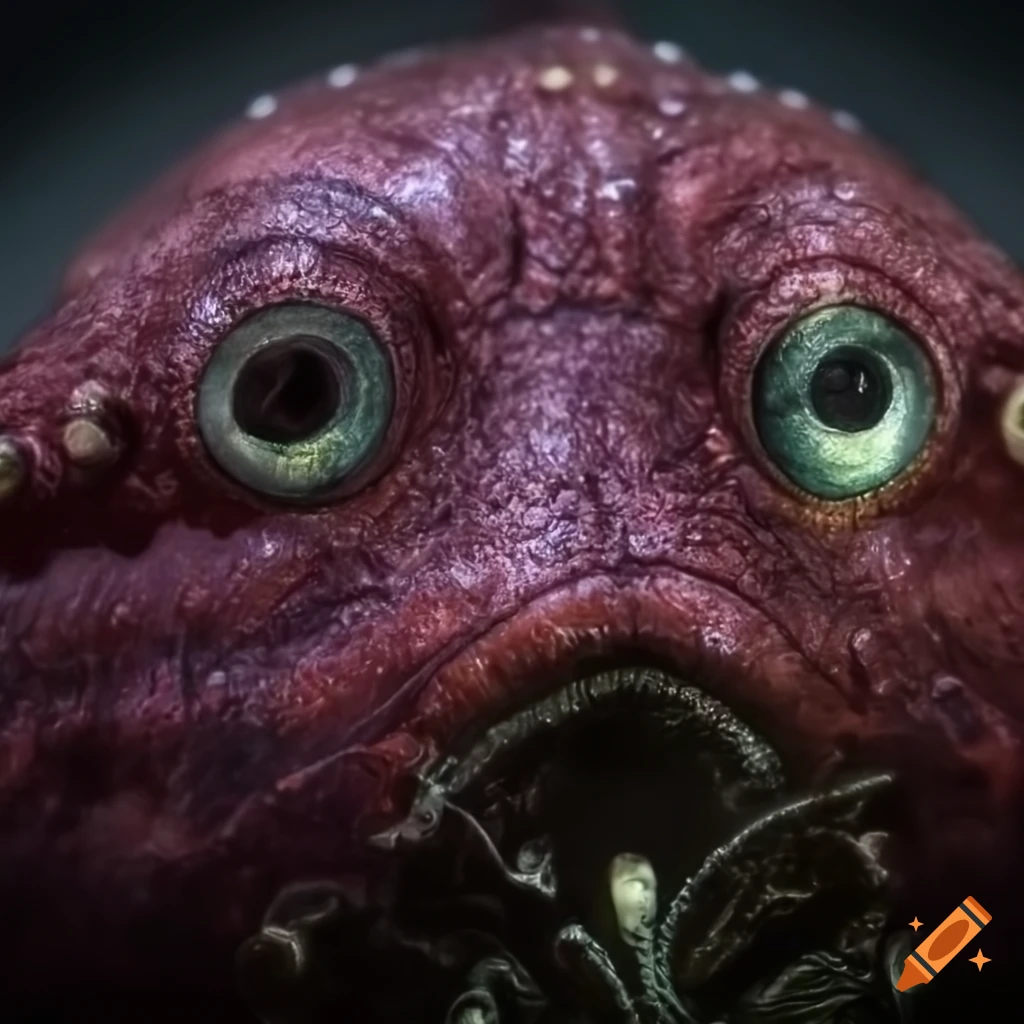 spaceman in Lovecraft-inspired artwork