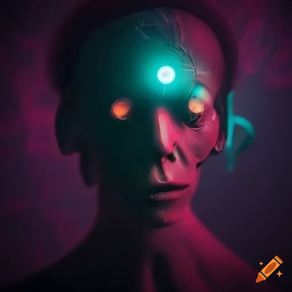 digital art of a Lovecraftian spaceman