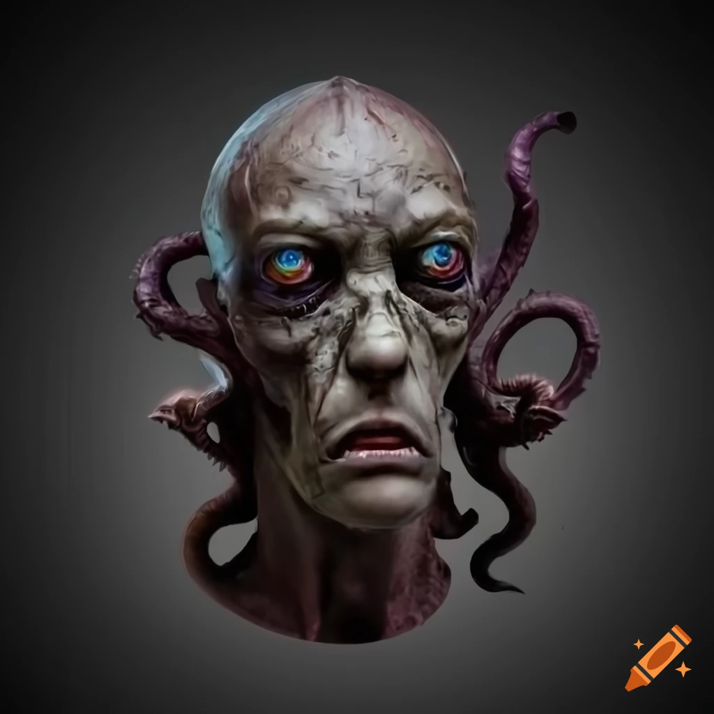 spaceman in Lovecraft-inspired artwork